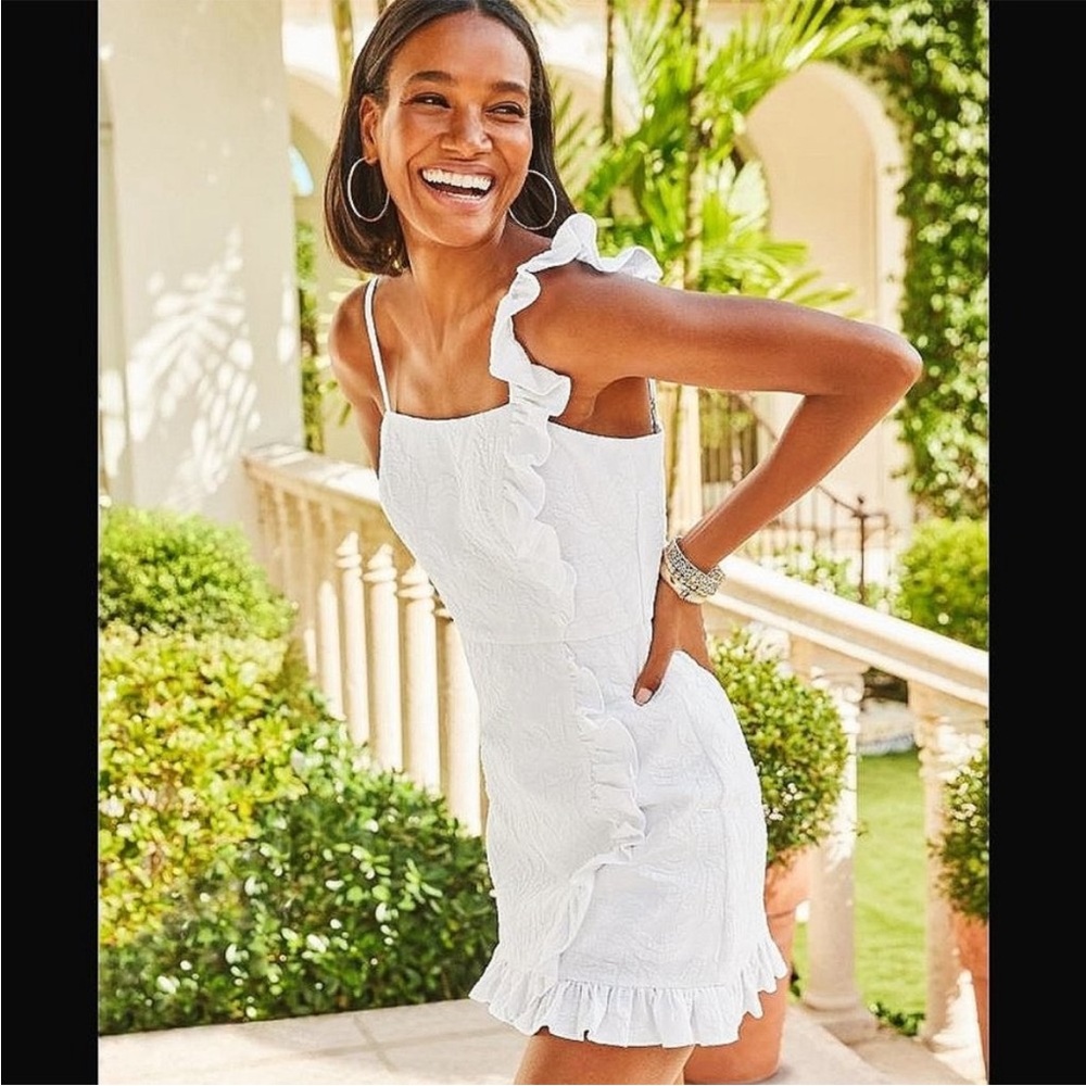 Lilly Pulitzer Martha Romper Resort White size 2